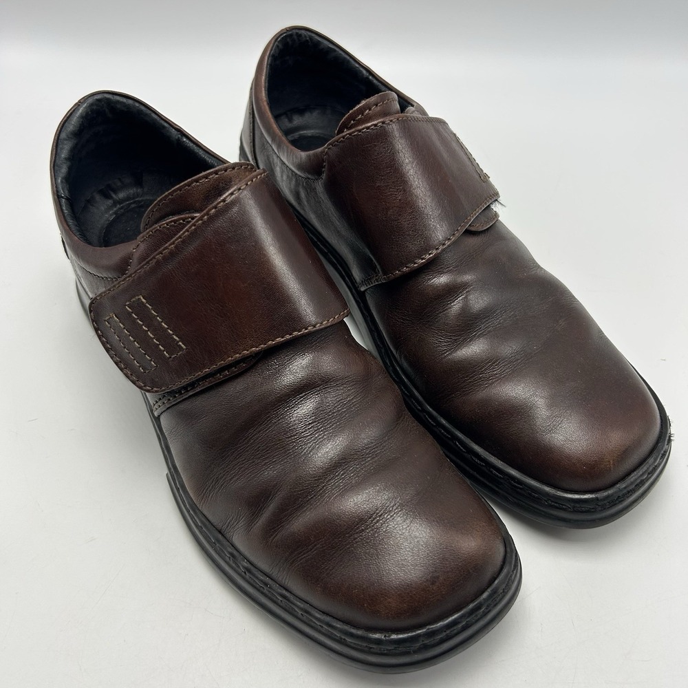Josef Seibel Oxford Shoes Womens 8 Theresa Brown Leather Monk Strap EU 39 Read
